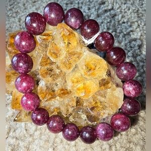 HQ 10mm Stunning Garnet Bracelet #6